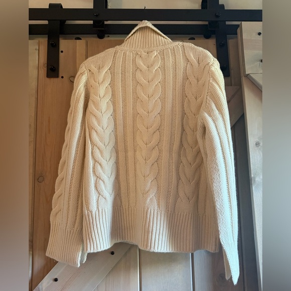 NWT RARE Banana Republic Merino Cashmere Split Sleeve Sweater - Picture 7 of 7